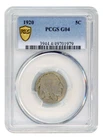 1920 Buffalo Nickel - PCGS G04 - Early Date Key Coin!