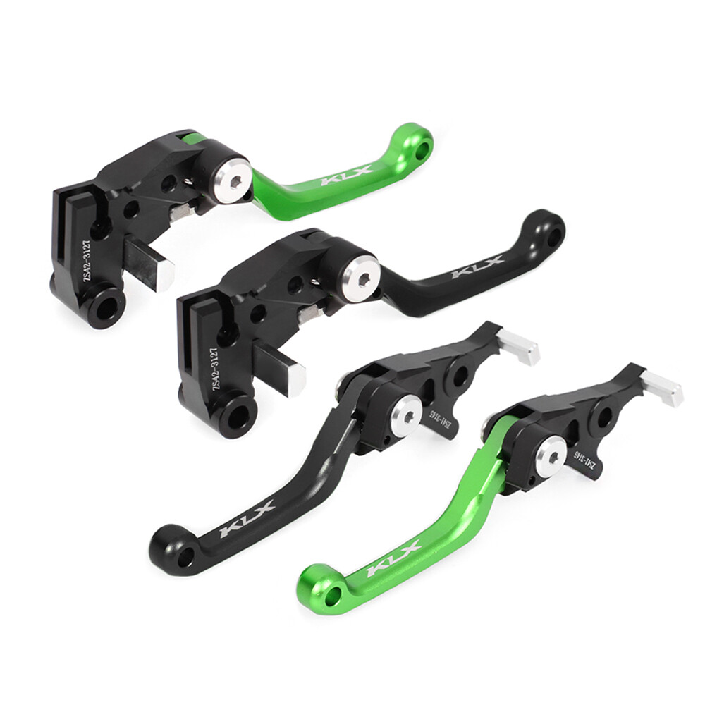 CNC Pivot Clutch Brake Levers for Kawasaki KLX250 KLX140 KLX150L with Logo