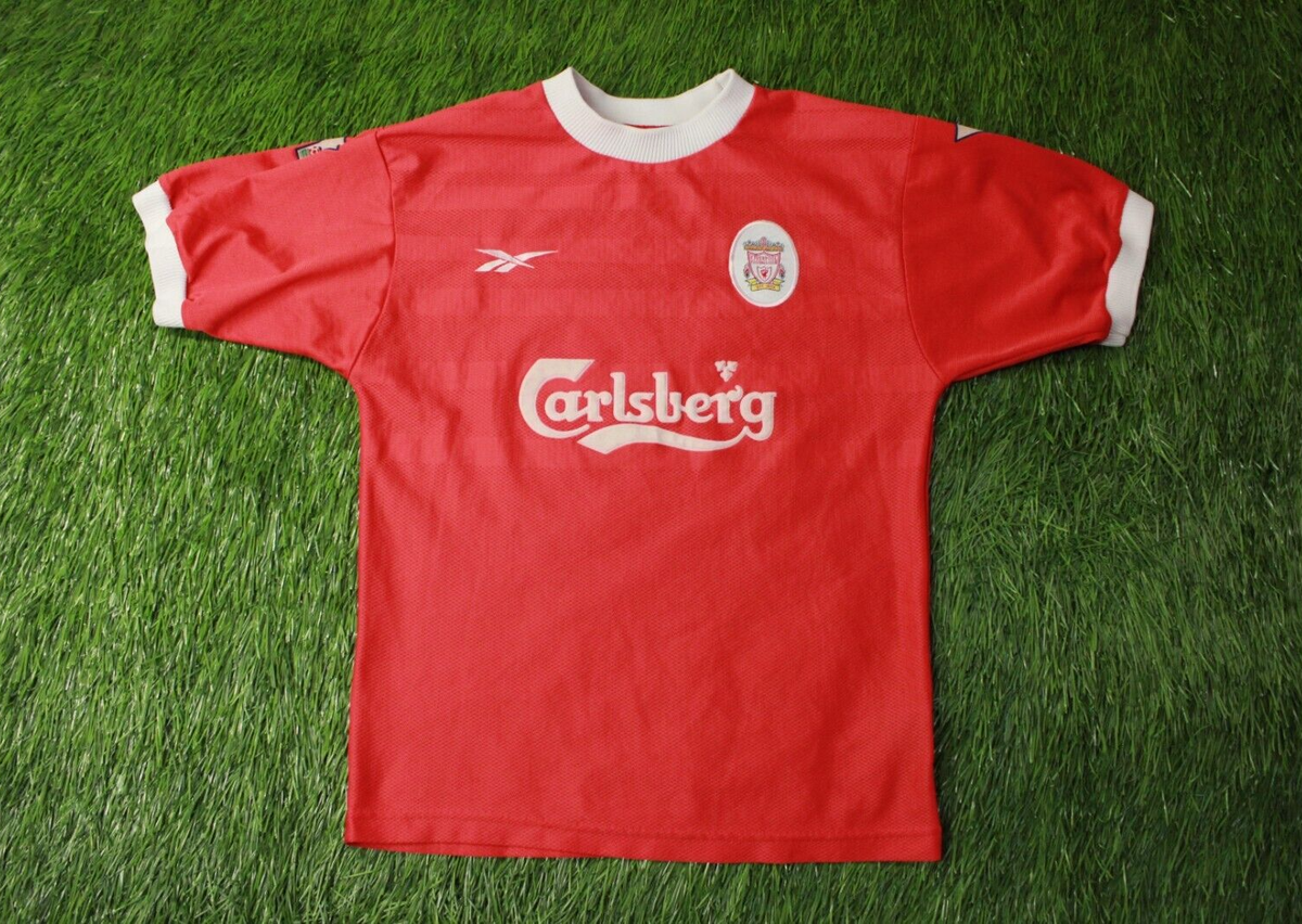 1998 2000 Reebok Liverpool FC 長袖 owen LIVERPOOL OWEN 1998/2000 FOOTBALL SHIRT JERSEY HOME REEBOK