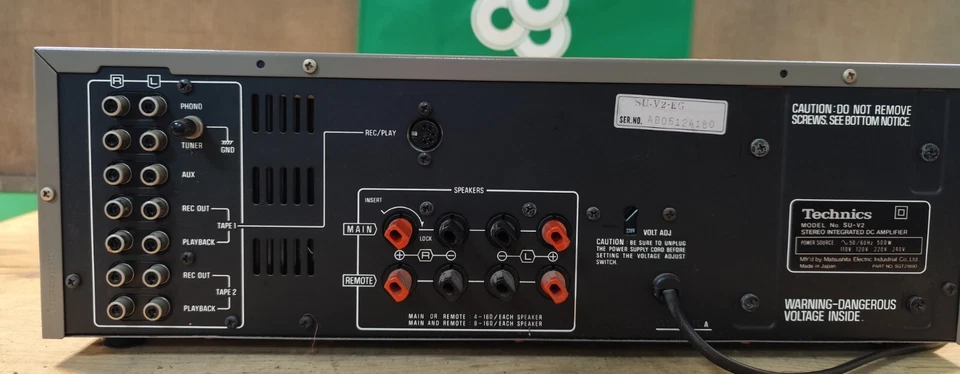 Amplificatore Stereo Vintage Technics - SU-V2X  - Immagine 3 di 4
