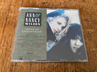 ANN & NANCY WILSON Here Is Christmas PROMO CD-Single 1989 RARE