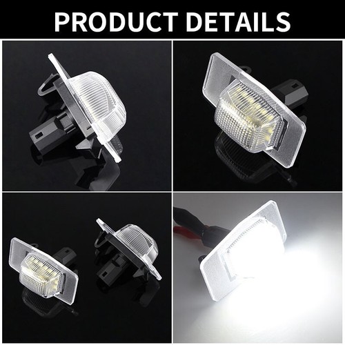2x White 6000K LED License Plate Light For Mazda MX-5 NB Miata MPV Tribute Ford Escape