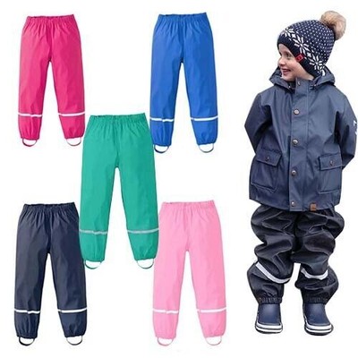 Matschhose Regenhose Für Kinder Schlammhosen  Jungen Mädchen Hose Regendicht