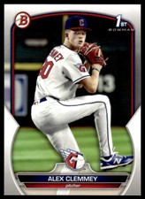 2023 Bowman Draft #BD-79 Alex Clemmey Cleveland Guardians Baseball