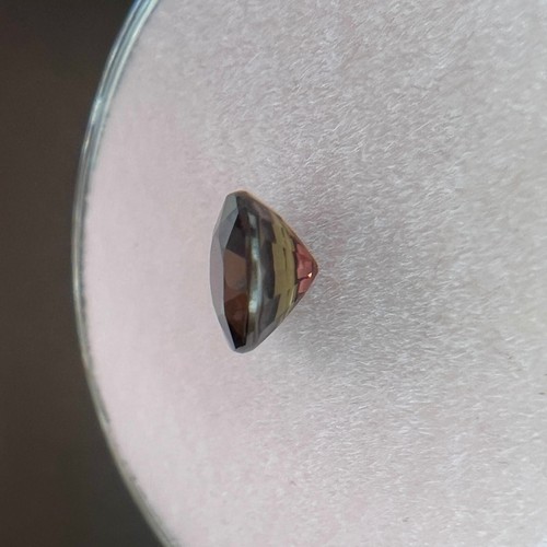 GIA CERTIFIED 1.00ct Red Purple Sapphire NATURAL UNTREATED Round Cut Rare Gem - Picture 8 of 8