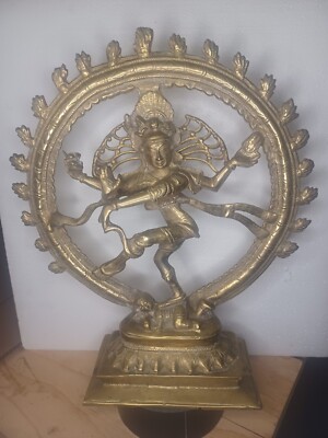 Dancing Shiva 16.5'' Cast Brass Statue