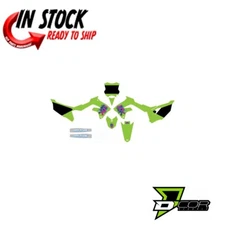 D'COR VISUALS COMPLETE RETRO GRAPHICS KIT KAWASAKI 2021-2024 KX250