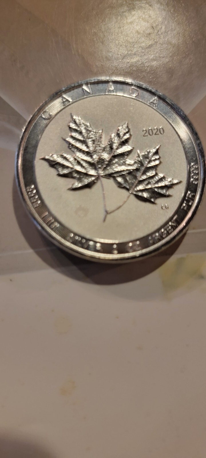 2020 Royal Canadian Mint 2 oz. Twin Silver Maple Leaf 10 Coin .9999