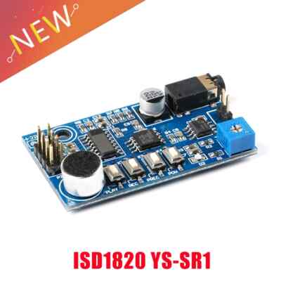 YS-SR1 Sound Recording Module 2pcs Voice Playback 5V for ISD1820