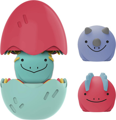 Dr. Brown S Cleanup Float & Hatch Dino Eggs, Multi-Use Interactive Bath and Pool