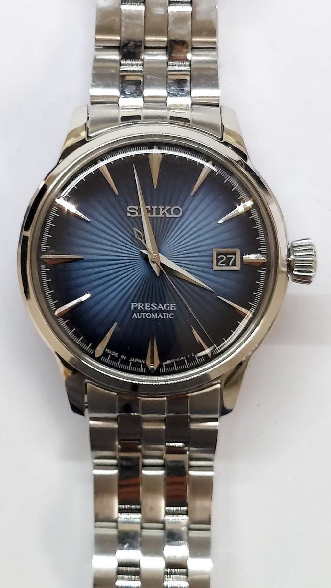 SEIKO PRESAGE AUTOMATIC MENS WATCH BLUE FACE 4R35-01T0 | eBay SEIKO PRESAGE AUTOMATIC MENS WATCH BLUE FACE 4R35-01T0 | eBay