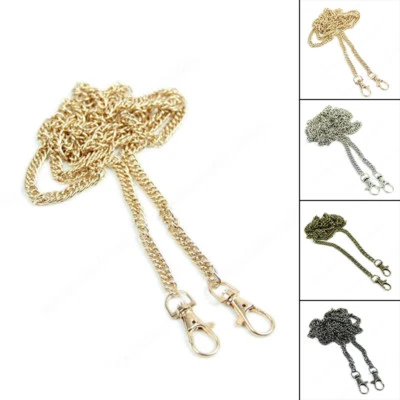 Ersatz Schultergurt Kette Metall Geldbörse Handtaschen 4 Farben Crossbody Heiß