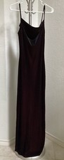 Forever 21 Spaghetti Strap Burgundy Velvet Dress. Size S. Stretch.