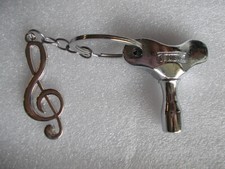 TAMBURO chiave + portachiavi in metallo x hardware batteria tom timpano rullante