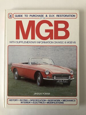 MGB Guide to Purchase DIY Restoration Book Lindsay Porter Foulis