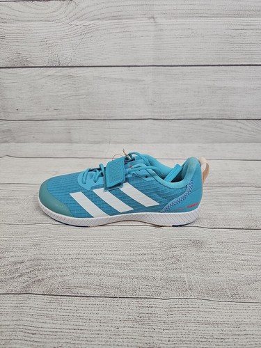 Adidas The Total Weightlifting Cloud Blue/White Shoes HQ3532 M 5.5 W 6.5 - Picture 3 of 5
