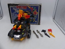 vintage MICROMAN micronauts black tiger space tank ko DAMAGED