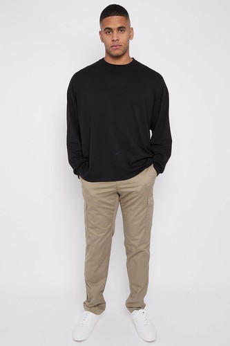 Ex M&S Mens Cargo Trousers Straight Pocket Utility Reg Work Pants Marks Spencer - Picture 10 of 28