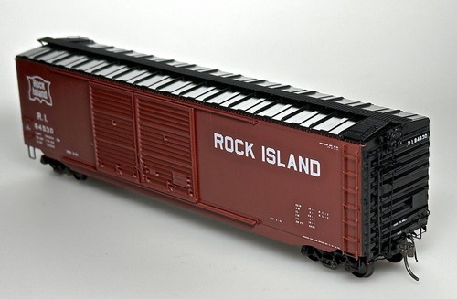 Kadee 6713, H0, 50' PS-1 Boxcar, Rock Island, Double 15' Door, Fertigmodell | Zustand: Neu