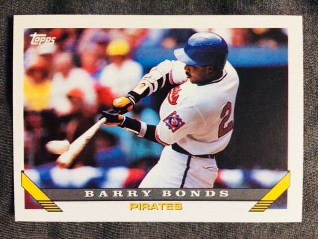 1993 Topps #2 Barry Bonds Card