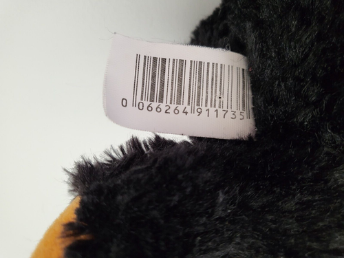 Black Bear Plush 12" Laying Tan Muzzle Ears Feet Soft Stuffed Toy Kmart 2013 - Picture 8 of 11