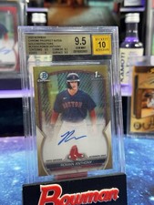 Roman Anthony 1st Bowman Chrome Autograph 