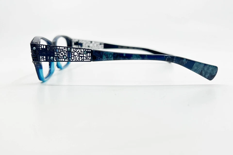 Gafas Jean Lafont Nirvana 3010 marco rectangular púrpura Francia 53[]16 126 Foto 3 de 4