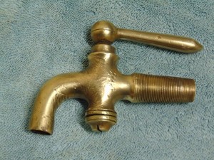 Antique Solid Brass Spigot Water Faucet