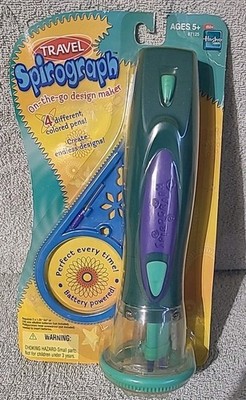 Travel Spirograph On-the-go Design Maker Toy Hasbro 2005 *New & Unopened*