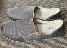 OluKai Waialua Womens Size 11 Slip On Shoes Mesh Brown Orange Tan 20311-13LN