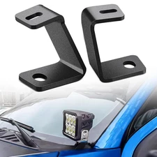Nilight Ditch Light Bracket Hood Mount Brackets for Front A-Pillar Auxiliary