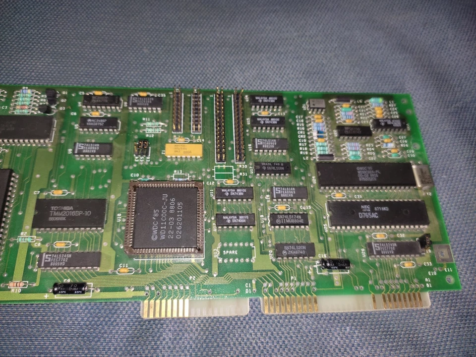 Western Digital WD1003-WA2 ISA MFM & Floppy Controller Card Retro Vintage - Immagine 3 di 4