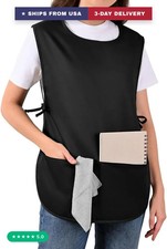 Cobbler Apron for Women with Pockets, Waterproof Art Smock Aprons