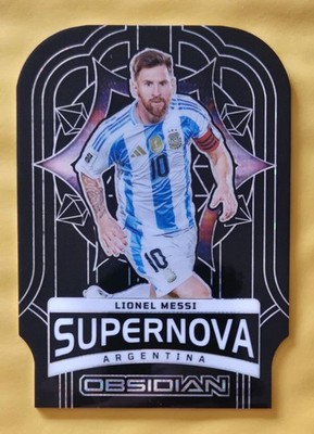LIONEL MESSI 2024-25 Panini Obsidian White Pulsar 10/11, JERSEY # !!