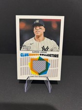 2026 Topps Heritage Baseball Clubhouse Game Used Patch NY Yankees Aaron Judge