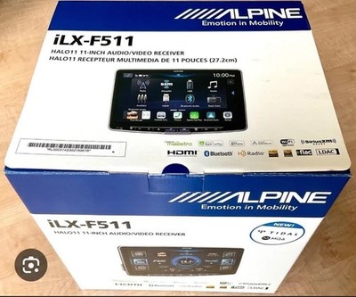 Alpine iLX-F511, Halo 11'' Floating Screen w/ Wireless CarPlay & Android Auto