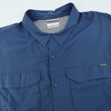Columbia Sportswear XXL Men's Performance Short Sleeve Button Down Fishing Shirt