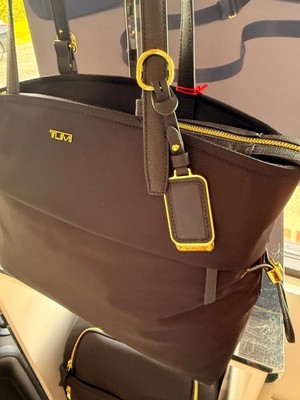 NEW Tumi Voyageur CAM LARGE Nylon 15.25” Laptop Tote Bag - BLACK