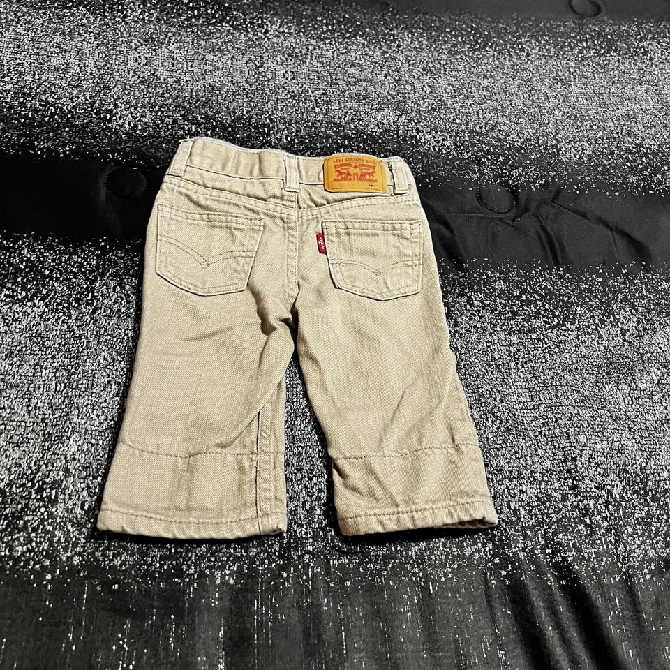 Bebé Niño Talla 6-9 Meses Levi's 514 Vaqueros Rectos Marrón Foto 2 de 4