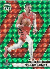 2024-25 Panini Mosaic Toumani Camara Green Prizm SP Portland Trail Blazers