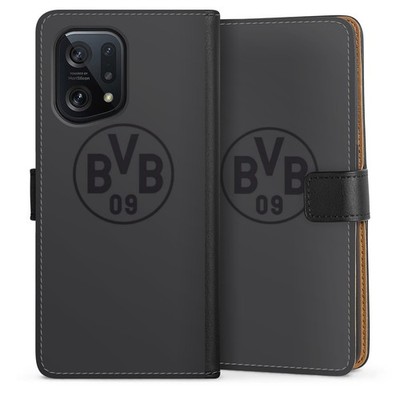 Klapphülle für Oppo Find X5 BVB Borussia Dortmund Logo