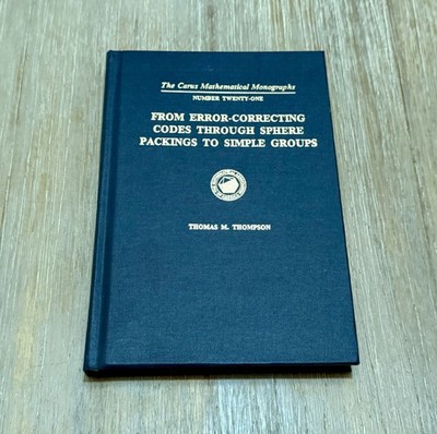 FROM ERROR CORRECTING CODES THROUGH SPHERE PACKINGS by Thomas M. Thompson 1983