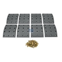 Bremsbelagsatz Trommel Vorne 18,4 Mm 150 Mm DT Spare Parts FüR U.A. Volvo F10
