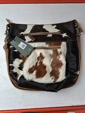 Myra Bag Double Zipper Hairon Shoulder S-1290