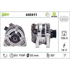 Drehstromgenerator VALEO 440411