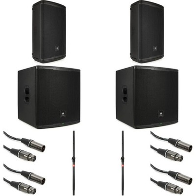 JBL EON715 15-inch Powered Speaker and EON718S 18-inch Powered Subwoofer PA