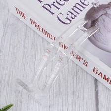 Espositore rosa acrilico 2 pezzi supporto fiori trasparente