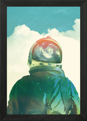 Digitale Collage gerahmtes Wandbild Poster Leinwanddruck Bild