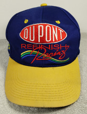 Vintage Dupont Racing Hat Cap Jeff Gordon 24 Brickyard 400 Nascar Blue 90s Race