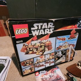 LEGO Star Wars: Jabba's Sail Barge (6210) includes box, instructions, Mini Figs